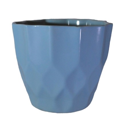 Crystal Cut Ceramic Pot